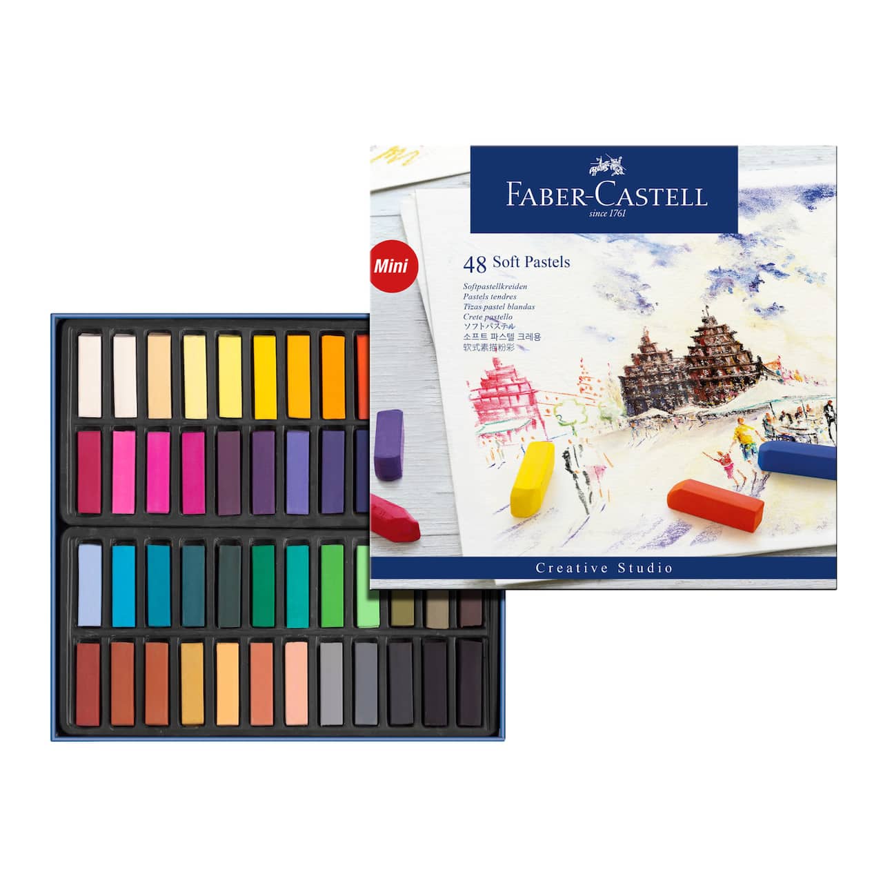 Faber-Castell® Creative Studio 48 Color Soft Pastel Set